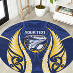 Bay of Plenty 2026 Rugby Custom Round Carpet NZ Maori Silver Fern