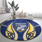 Bay of Plenty 2026 Rugby Custom Round Carpet NZ Maori Silver Fern