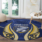 Bay of Plenty 2026 Rugby Custom Round Carpet NZ Maori Silver Fern