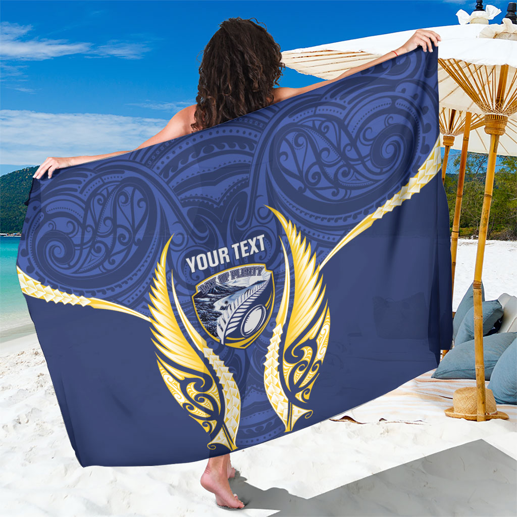 Bay of Plenty 2026 Rugby Custom Sarong NZ Maori Silver Fern