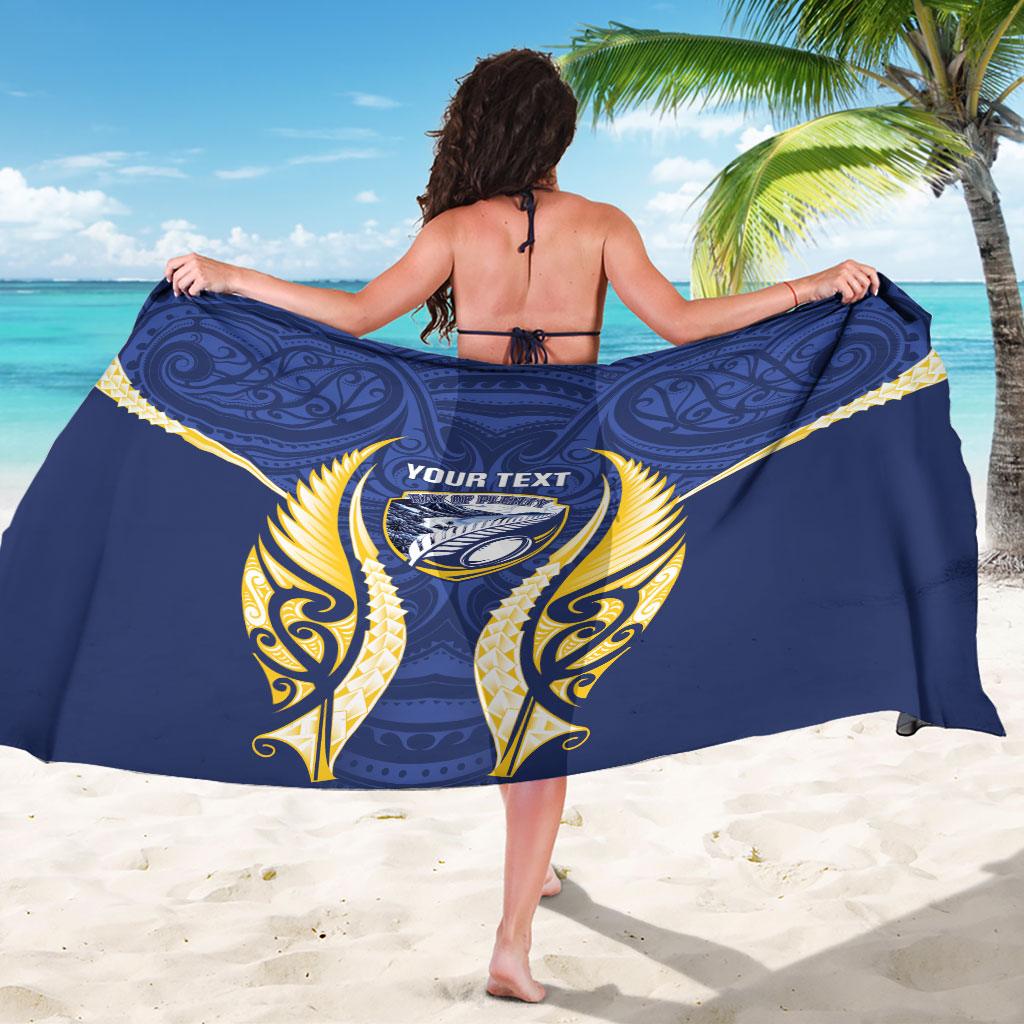 Bay of Plenty 2026 Rugby Custom Sarong NZ Maori Silver Fern