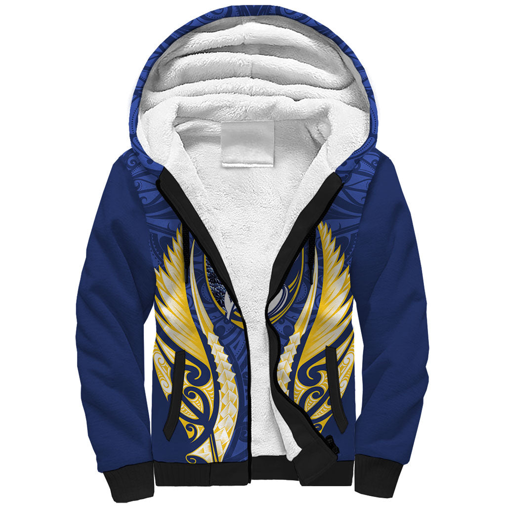 Bay of Plenty 2026 Rugby Custom Sherpa Hoodie NZ Maori Silver Fern