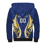 Bay of Plenty 2026 Rugby Custom Sherpa Hoodie NZ Maori Silver Fern
