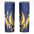 Bay of Plenty 2026 Rugby Custom Skinny Tumbler NZ Maori Silver Fern