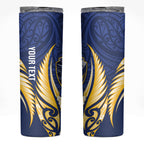 Bay of Plenty 2026 Rugby Custom Skinny Tumbler NZ Maori Silver Fern