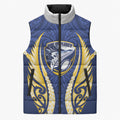 Bay of Plenty 2026 Rugby Custom Sleeveless Puffer Jacket NZ Maori Silver Fern
