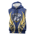 Bay of Plenty 2026 Rugby Custom Sleeveless Zip Hoodie NZ Maori Silver Fern