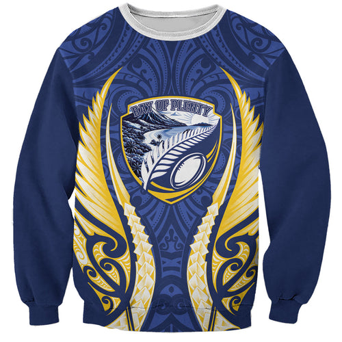 Bay of Plenty 2026 Rugby Custom Sweatshirt NZ Maori Silver Fern