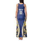Bay of Plenty 2026 Rugby Custom Tank Maxi Dress NZ Maori Silver Fern