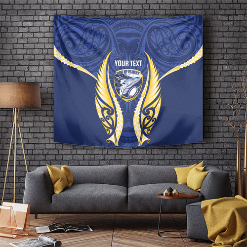 Bay of Plenty 2026 Rugby Custom Tapestry NZ Maori Silver Fern