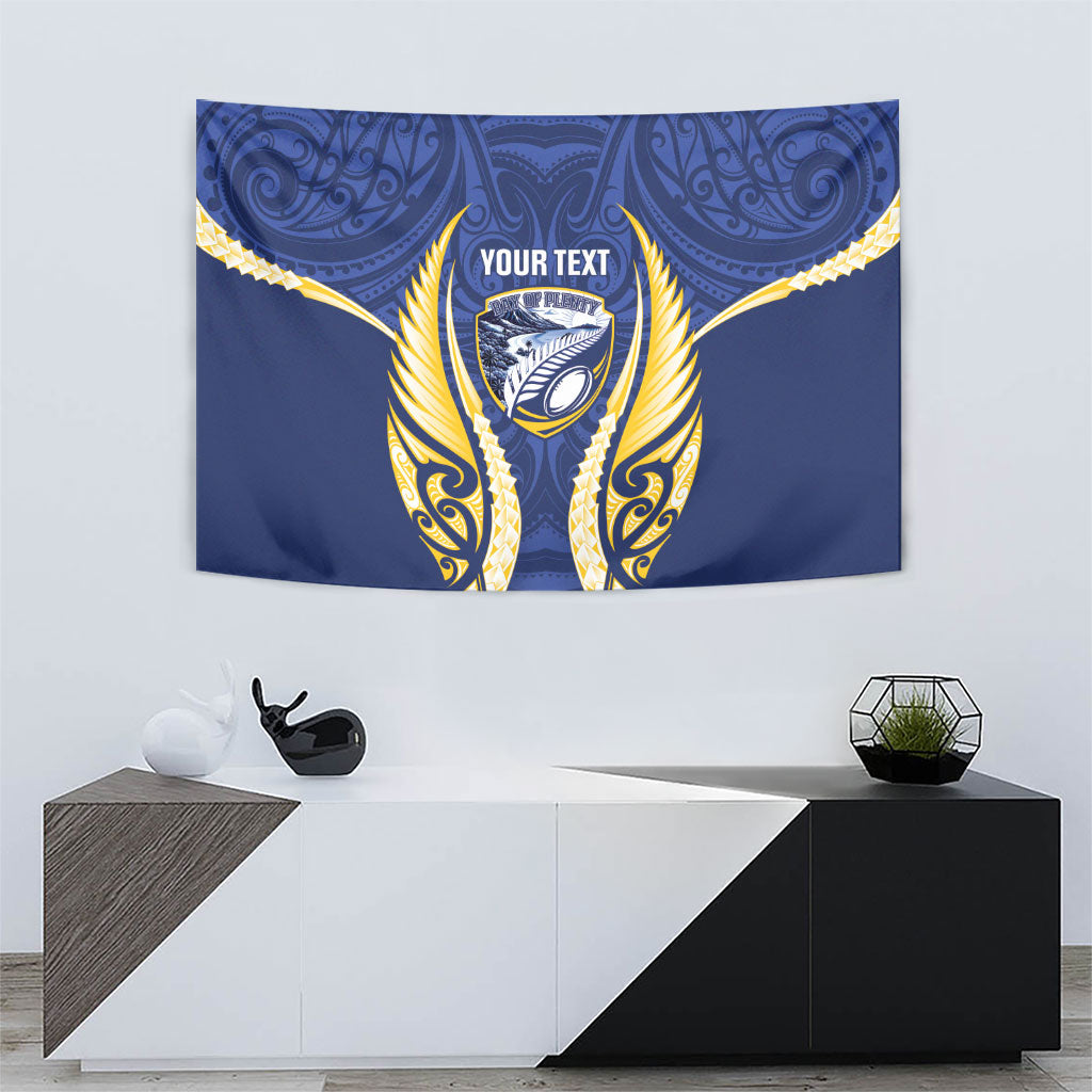 Bay of Plenty 2026 Rugby Custom Tapestry NZ Maori Silver Fern