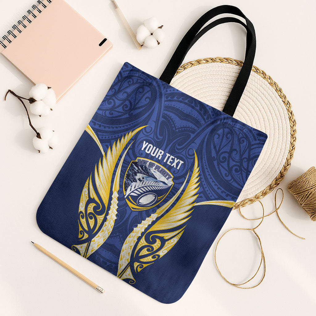 Bay of Plenty 2026 Rugby Custom Tote Bag NZ Maori Silver Fern