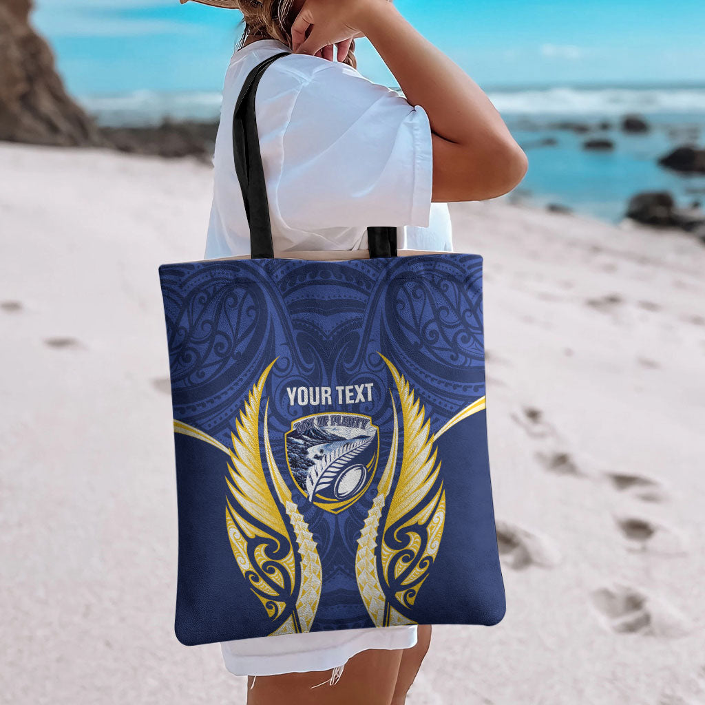 Bay of Plenty 2026 Rugby Custom Tote Bag NZ Maori Silver Fern