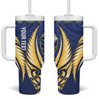Bay of Plenty 2026 Rugby Custom Tumbler With Handle NZ Maori Silver Fern