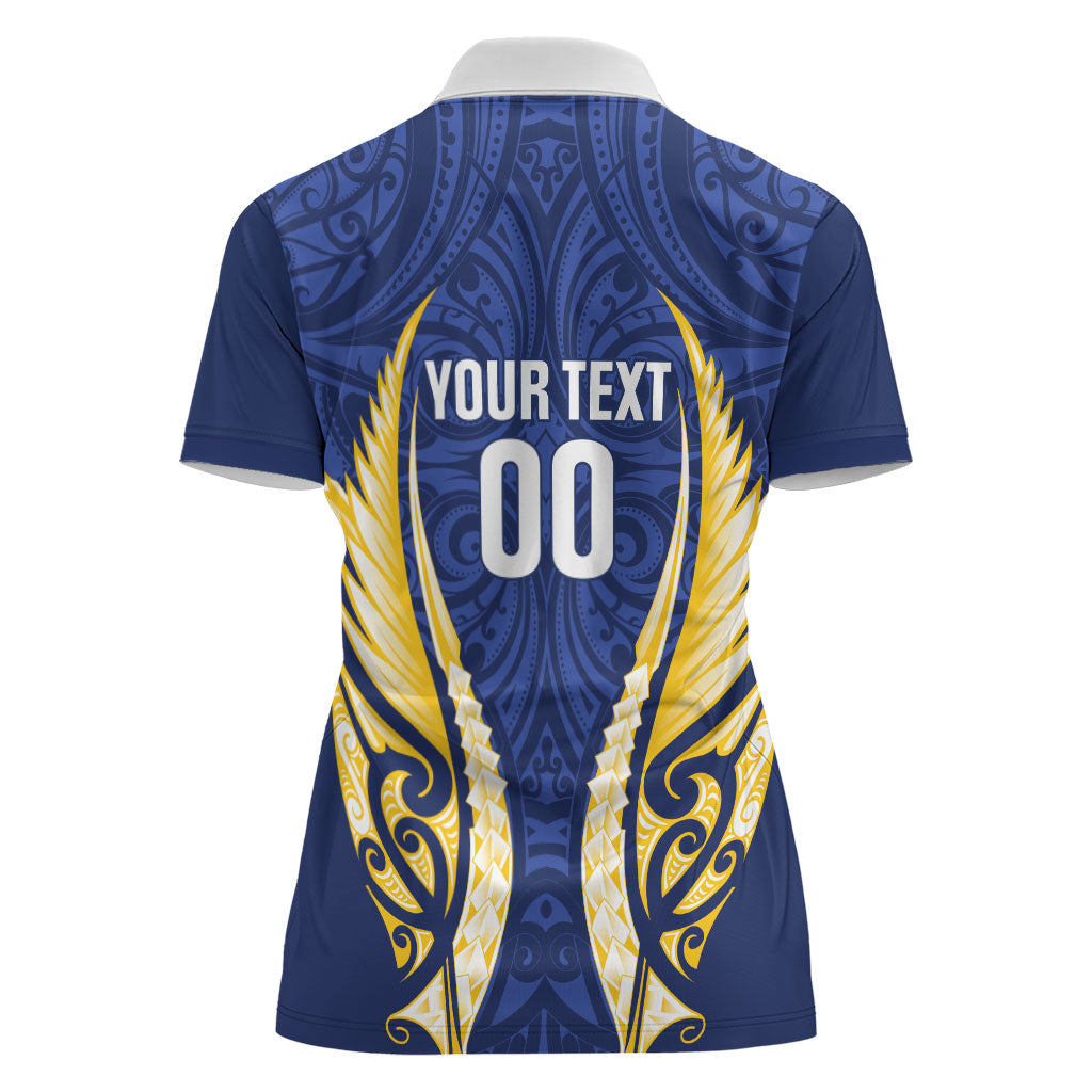 Bay of Plenty 2026 Rugby Custom Women Polo Shirt NZ Maori Silver Fern