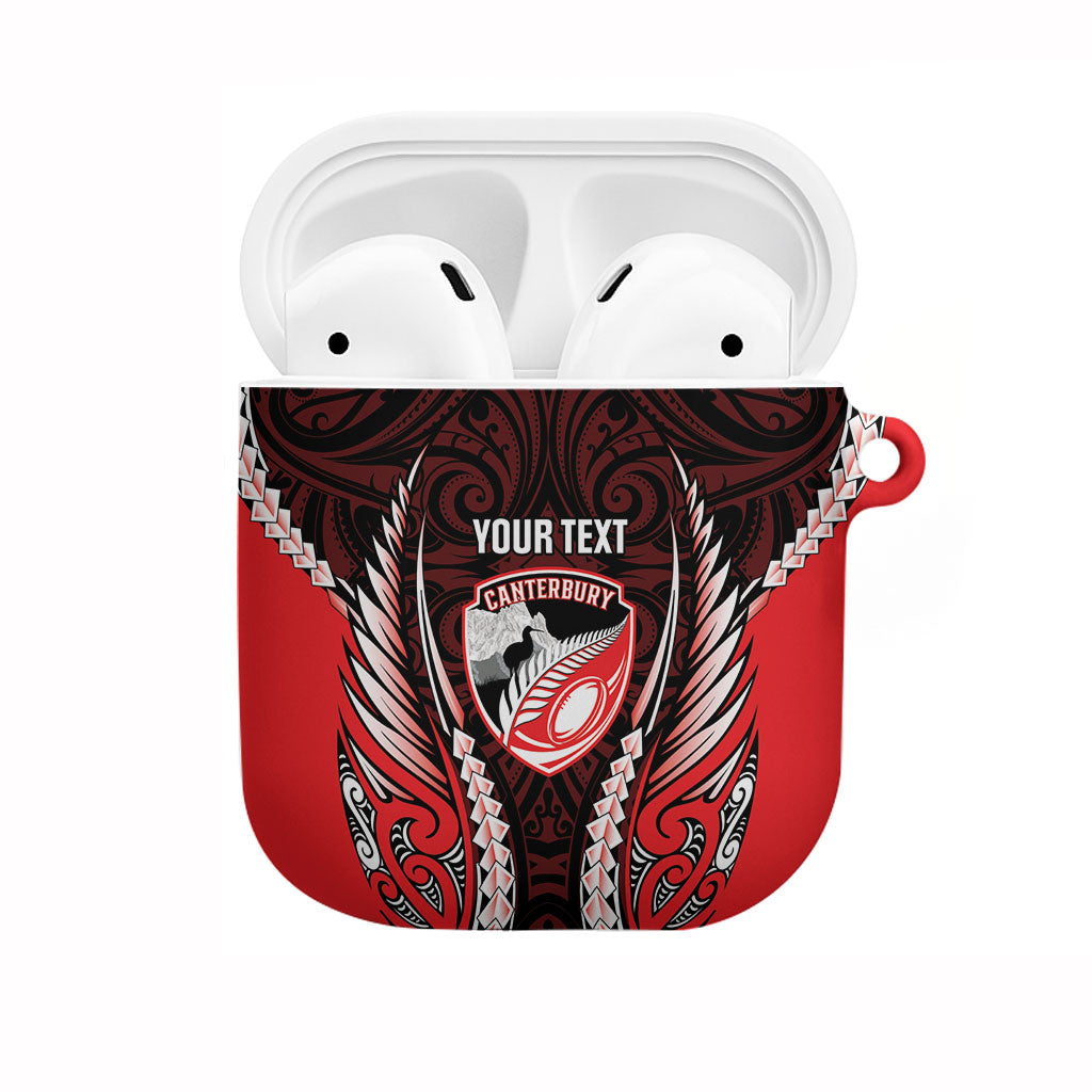 Canterbury 2026 Rugby Custom AirPods Case NZ Maori Silver Fern