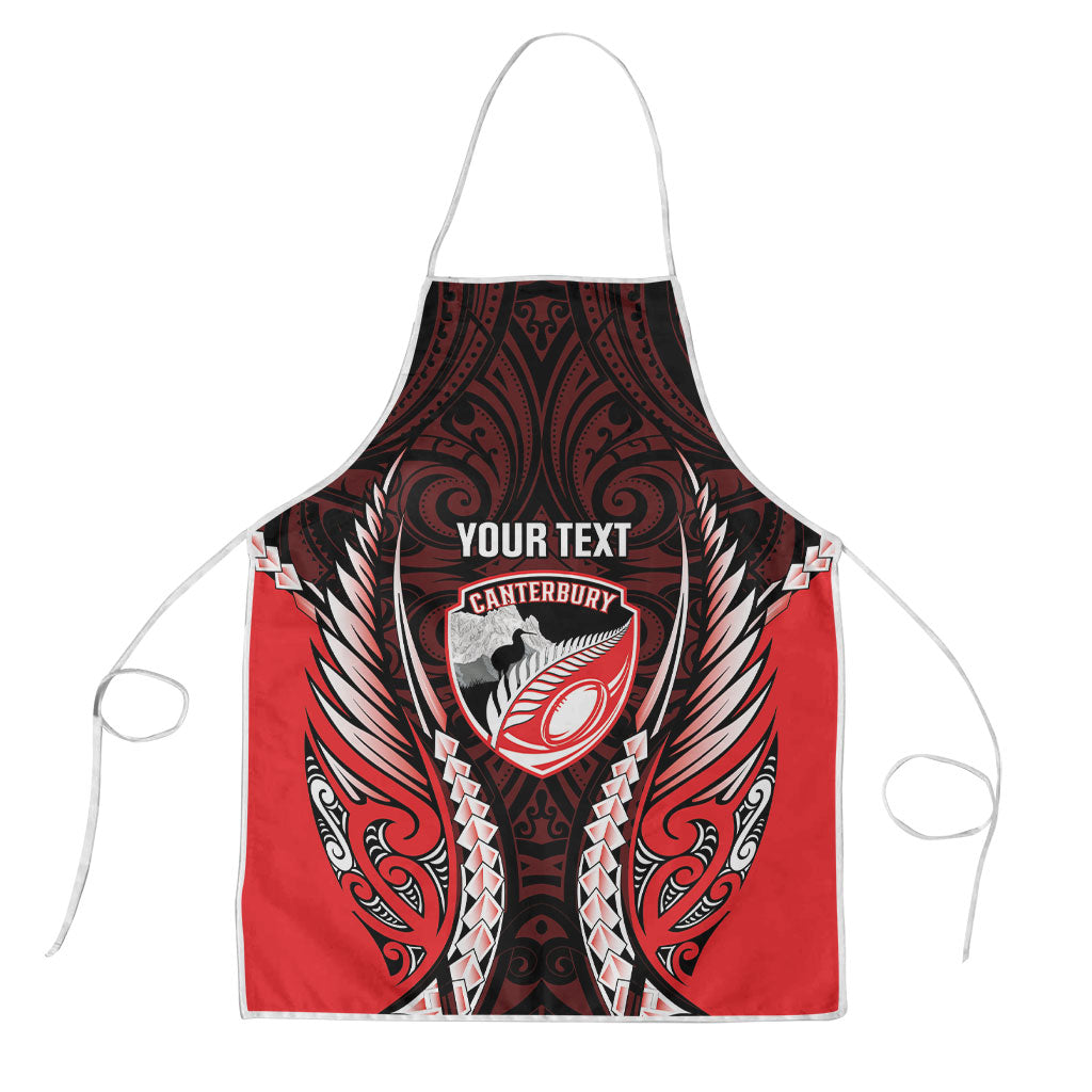 Canterbury 2026 Rugby Custom Apron NZ Maori Silver Fern