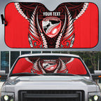Canterbury 2026 Rugby Custom Auto Sun Shade NZ Maori Silver Fern