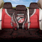 Canterbury 2026 Rugby Custom Back Car Seat Cover NZ Maori Silver Fern