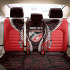 Canterbury 2026 Rugby Custom Back Car Seat Cover NZ Maori Silver Fern