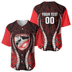 Canterbury 2026 Rugby Custom Baseball Jersey NZ Maori Silver Fern