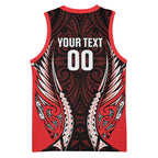 Canterbury 2026 Rugby Custom Basketball Jersey NZ Maori Silver Fern
