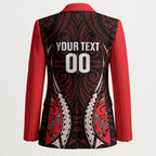 Canterbury 2026 Rugby Custom Blazer NZ Maori Silver Fern