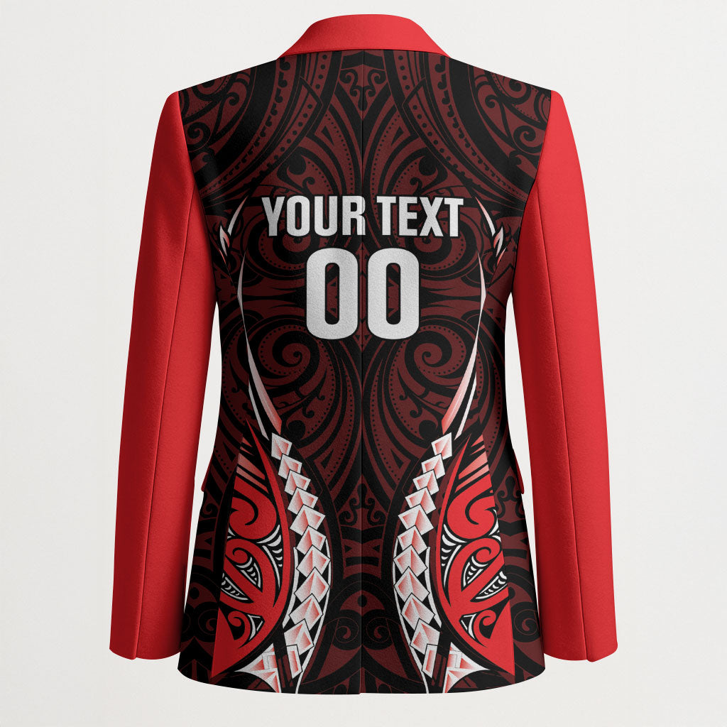 Canterbury 2026 Rugby Custom Blazer NZ Maori Silver Fern