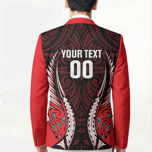Canterbury 2026 Rugby Custom Blazer NZ Maori Silver Fern