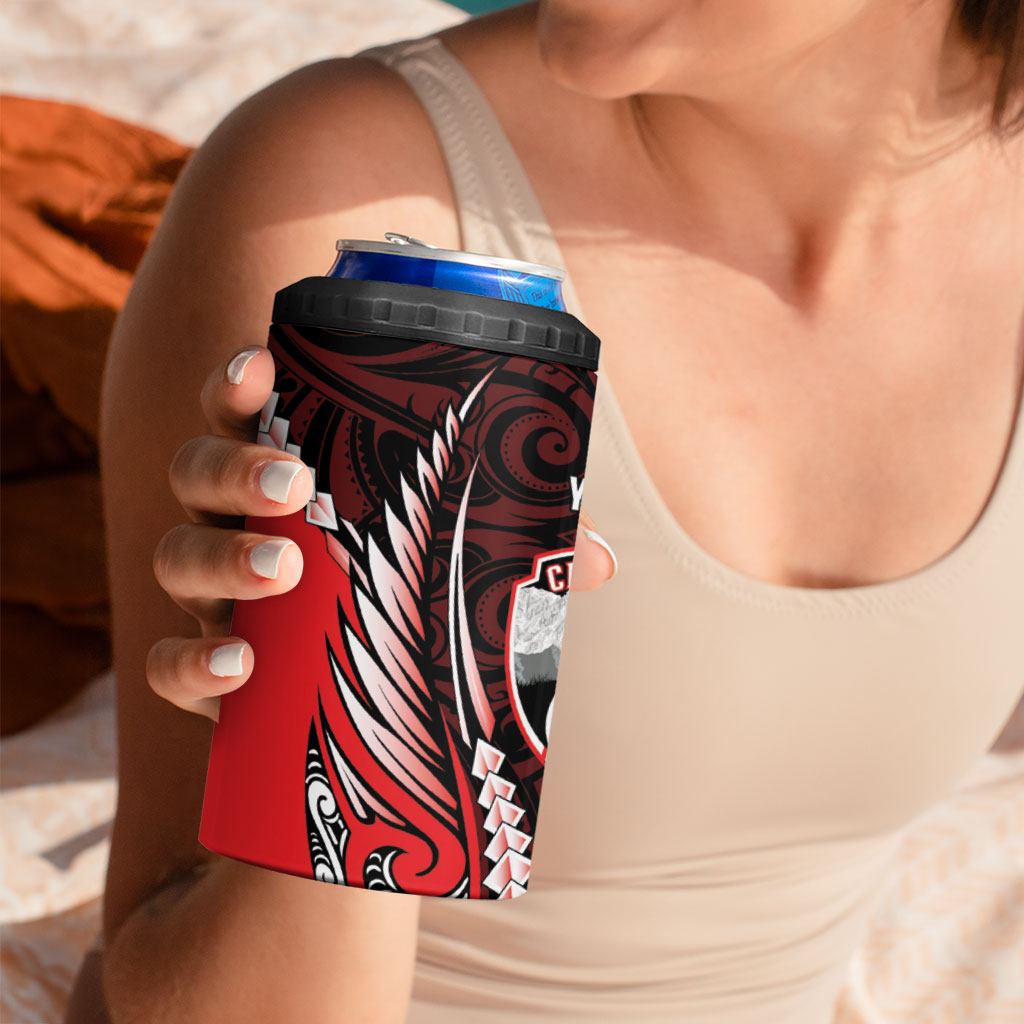 Canterbury 2026 Rugby Custom 4 in 1 Can Cooler Tumbler NZ Maori Silver Fern