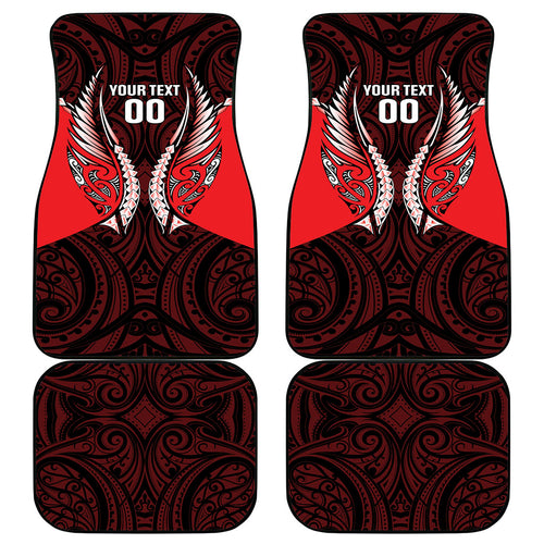 Canterbury 2026 Rugby Custom Car Mats NZ Maori Silver Fern