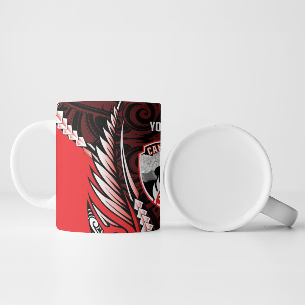 Canterbury 2026 Rugby Custom Ceramic Mug NZ Maori Silver Fern