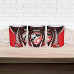 Canterbury 2026 Rugby Custom Ceramic Mug NZ Maori Silver Fern