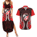 Canterbury 2026 Rugby Custom Couples Matching Summer Maxi Dress and Hawaiian Shirt NZ Maori Silver Fern