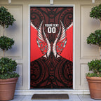 Canterbury 2026 Rugby Custom Door Cover NZ Maori Silver Fern