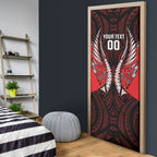 Canterbury 2026 Rugby Custom Door Cover NZ Maori Silver Fern