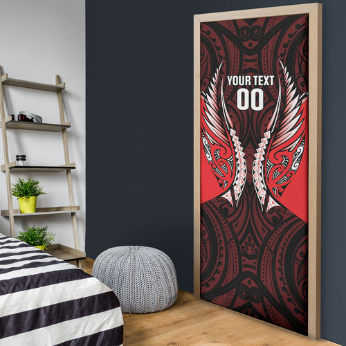 Canterbury 2026 Rugby Custom Door Cover NZ Maori Silver Fern