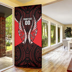 Canterbury 2026 Rugby Custom Door Cover NZ Maori Silver Fern
