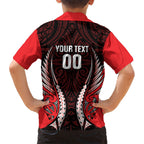 Canterbury 2026 Rugby Custom Family Matching Off The Shoulder Long Sleeve Dress and Hawaiian Shirt NZ Maori Silver Fern