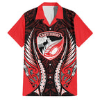 Canterbury 2026 Rugby Custom Family Matching Summer Maxi Dress and Hawaiian Shirt NZ Maori Silver Fern