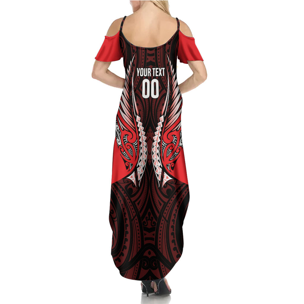 Canterbury 2026 Rugby Custom Family Matching Summer Maxi Dress and Hawaiian Shirt NZ Maori Silver Fern