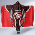 Canterbury 2026 Rugby Custom Hooded Blanket NZ Maori Silver Fern