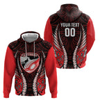 Canterbury 2026 Rugby Custom Hoodie NZ Maori Silver Fern