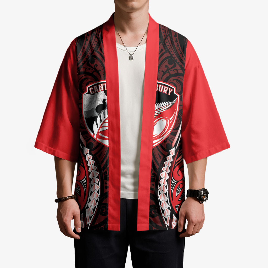 Canterbury 2026 Rugby Custom Kimono NZ Maori Silver Fern