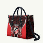 Canterbury 2026 Rugby Custom Leather Bag NZ Maori Silver Fern