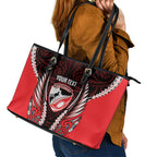 Canterbury 2026 Rugby Custom Leather Tote Bag NZ Maori Silver Fern
