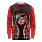 Canterbury 2026 Rugby Custom Long Sleeve Shirt NZ Maori Silver Fern