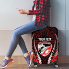 Canterbury 2026 Rugby Custom Luggage Cover NZ Maori Silver Fern
