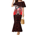 Canterbury 2026 Rugby Custom Mermaid Dress NZ Maori Silver Fern