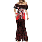 Canterbury 2026 Rugby Custom Mermaid Dress NZ Maori Silver Fern